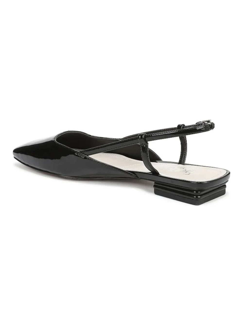 Franco Sarto | Tadella Faux Leather Slingback Flat | Size 10 | Black